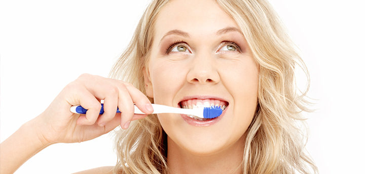 hard brushing